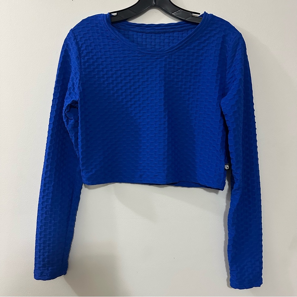Born‎ Primitive Summit Crop Top in Electric Royal Size Large